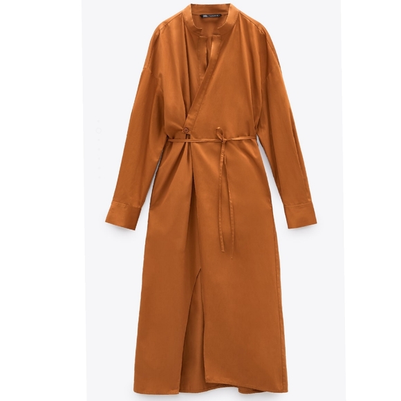 🔥Last 1🔥 Zara wrap midi dress - Picture 4 of 6